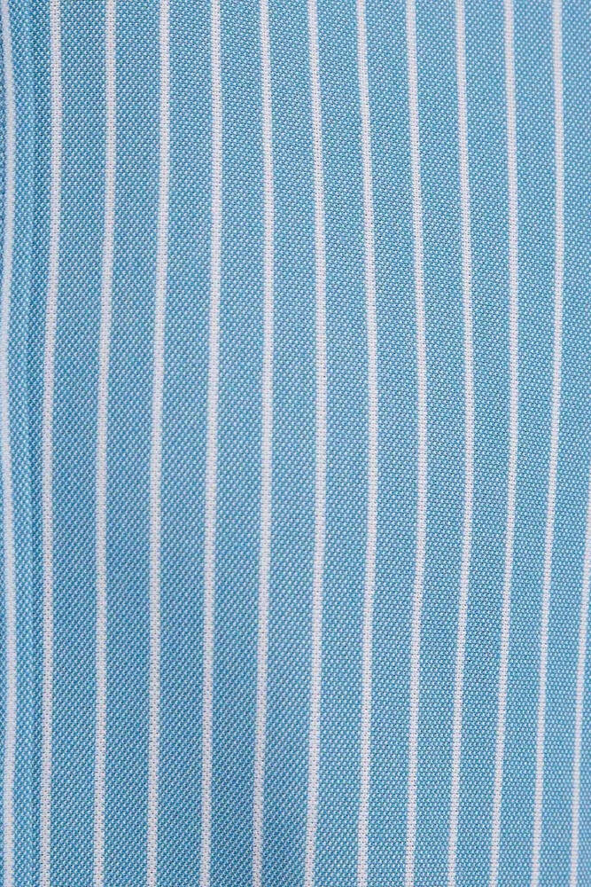 Erkek Çizgili Gömlek 0211404-91579 Mavi 