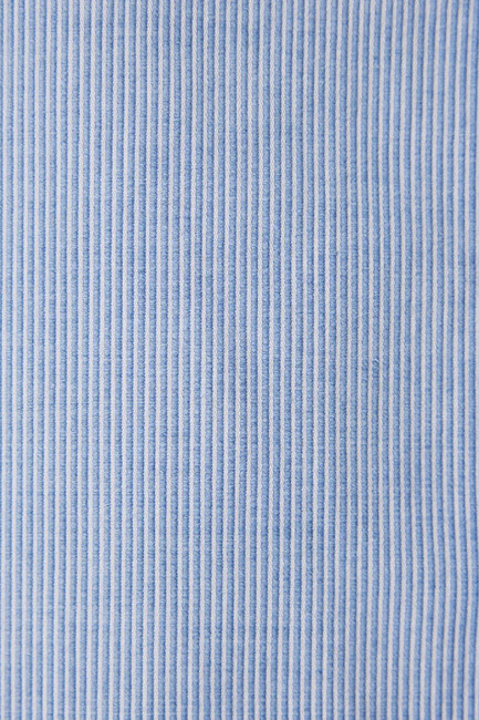 Erkek Çizgili Gömlek 0211852-91407 Mavi - Thumbnail