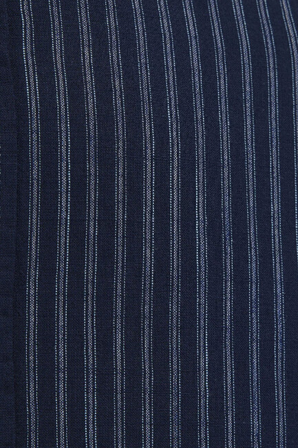 Erkek Çizgili Gömlek 0212004-91566 Lacivert - Thumbnail