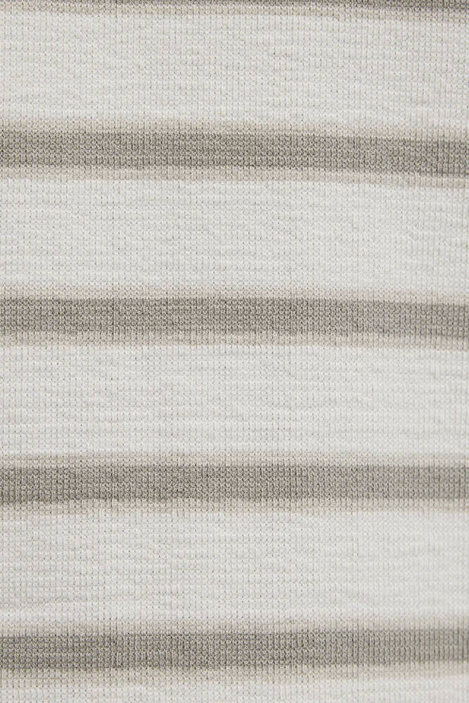 Erkek Çizgili Tişört 0613343-70352 Ekru 