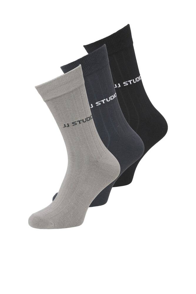 Erkek Cleander 3P Çorap 12283275 Gri 
