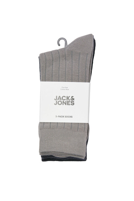 Erkek Cleander 3P Çorap 12283275 Gri - Thumbnail