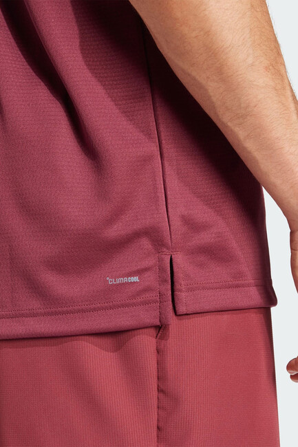 Erkek Clıma Polo Tişört JH3396 Bordo - Thumbnail