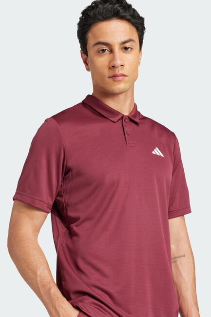 Erkek Clıma Polo Tişört JH3396 Bordo - Thumbnail