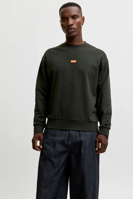 Erkek Club Badge Sweat 12300444 Haki 