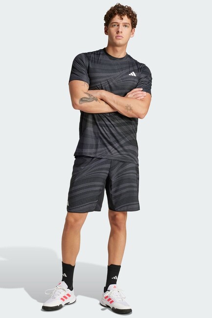 Erkek Club Graph Tişört JF8422 Siyah - Thumbnail