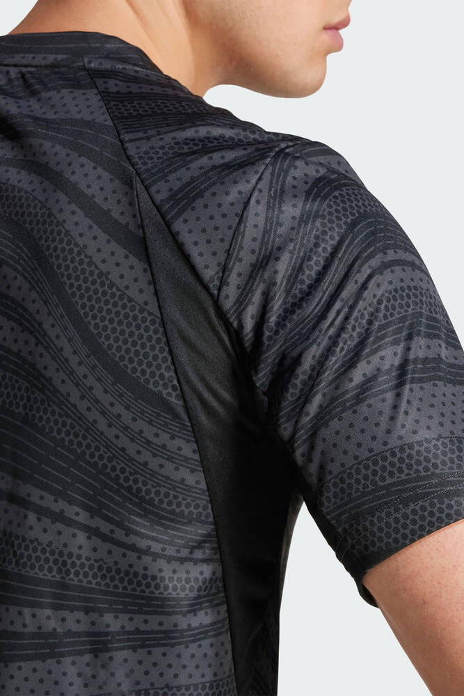 Erkek Club Graph Tişört JF8422 Siyah 