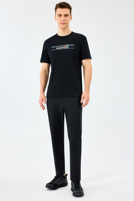 Erkek Coated Slim Pantolon S2520148-3817 Siyah (1)