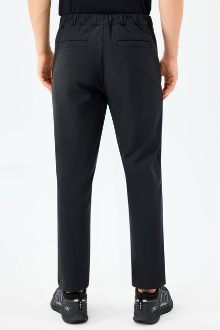 Erkek Coated Slim Pantolon S2520148-3817 Siyah (2)