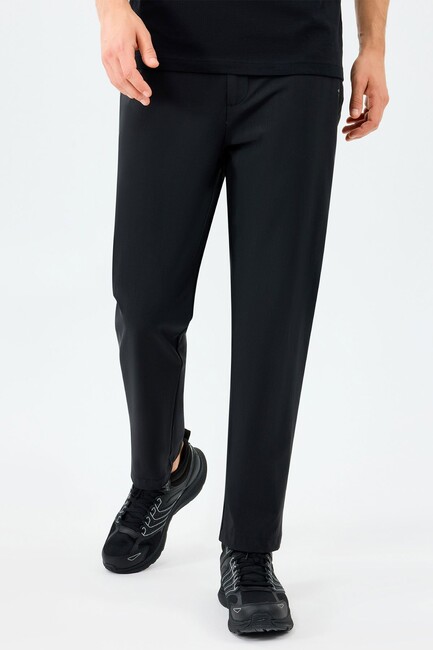 Erkek Coated Slim Pantolon S2520148-3817 Siyah - Thumbnail