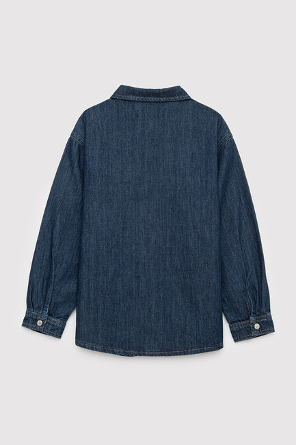 Erkek Çocuk Adryan Denim Gömlek 6221158-A4157 Lacivert (3)