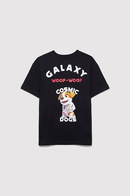 Erkek Çocuk Astto Baskılı Tişört 6610253-900 Siyah (3)