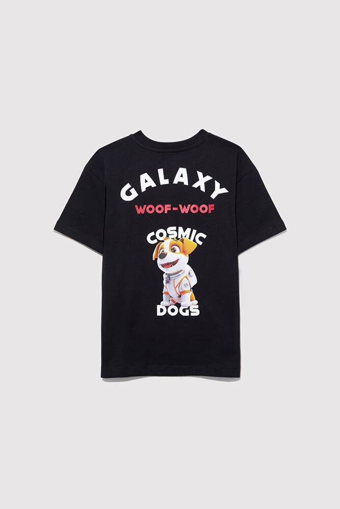 Erkek Çocuk Astto Baskılı Tişört 6610253-900 Siyah 