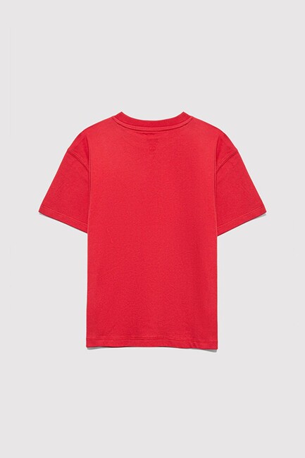 Erkek Çocuk Athleisure Baskılı Tişört 6610358-85905 Kırmızı (2)