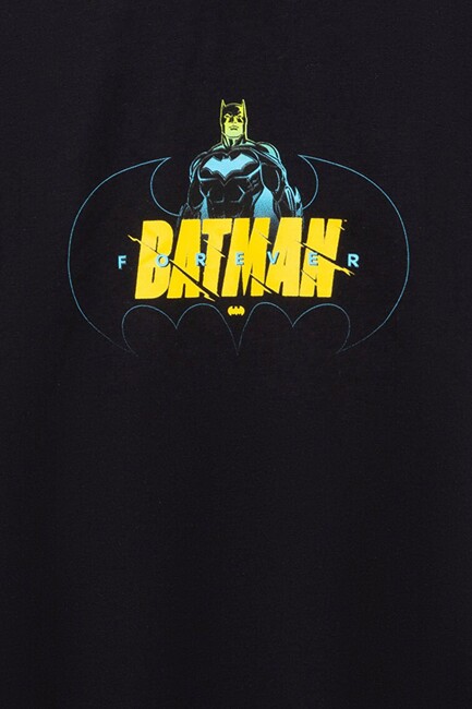 Erkek Çocuk Batman Baskılı Tişört 6610294-900 Siyah - Thumbnail