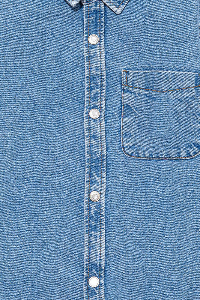 Erkek Çocuk BOB Denim Gömlek 6210000-86709 Mavi 