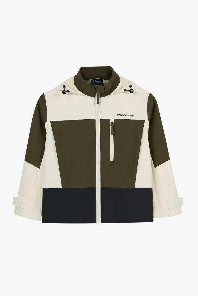 Erkek Çocuk Colorblock Fall Ceket SK2620093-0255 Haki 