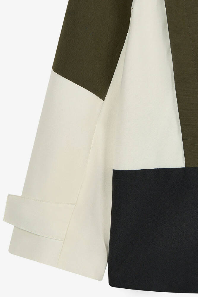 Erkek Çocuk Colorblock Fall Ceket SK2620093-0255 Haki 