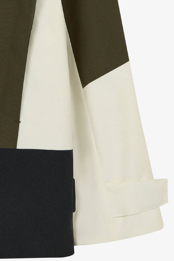 Erkek Çocuk Colorblock Fall Ceket SK2620093-0255 Haki 