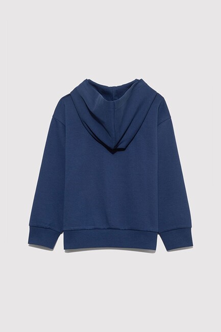 Erkek Çocuk Communıty 1991 Baskılı Fermuarlı Sweat 6S10119-70721 Lacivert (2)