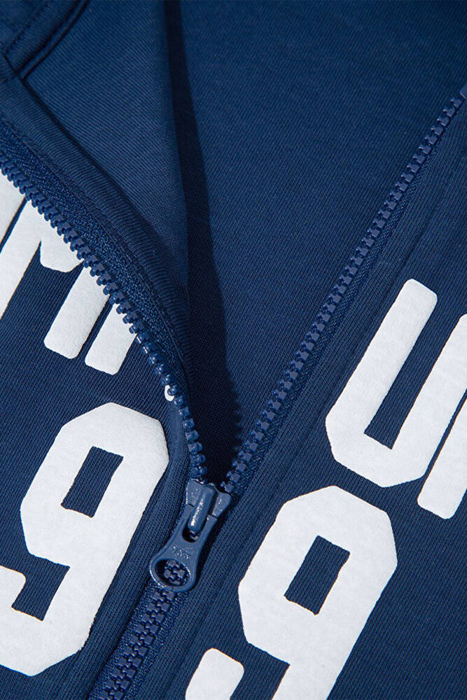 Erkek Çocuk Communıty 1991 Baskılı Fermuarlı Sweat 6S10119-70721 Lacivert 