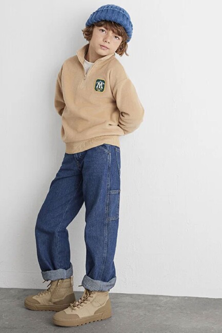 Erkek Çocuk Fox MV91 Street Jean Pantolon 6011191-88234 Mavi (1)