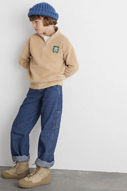 Erkek Çocuk Fox MV91 Street Jean Pantolon 6011191-88234 Mavi  (1)