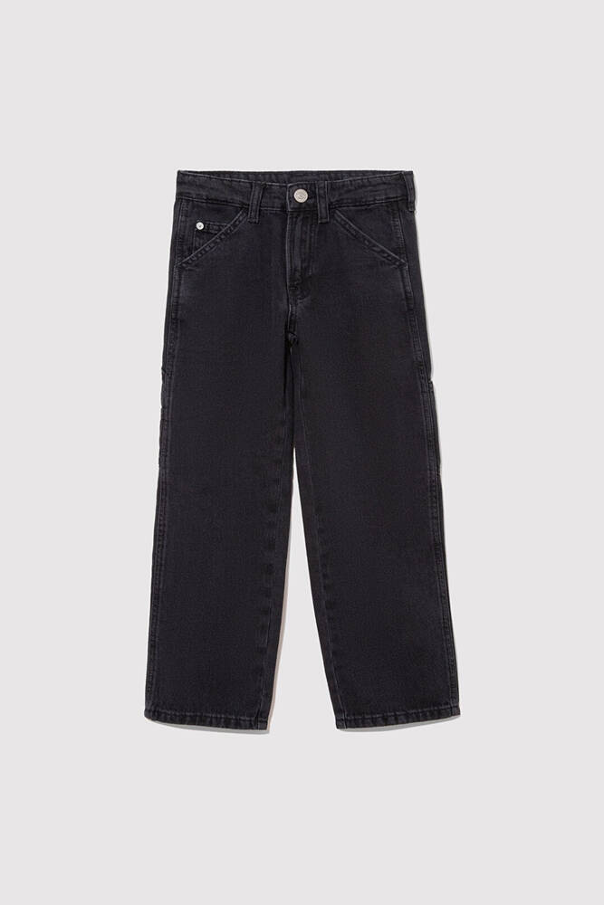 Erkek Çocuk Fox MV91 Street Jean Pantolon 6011191-89067 Gri 