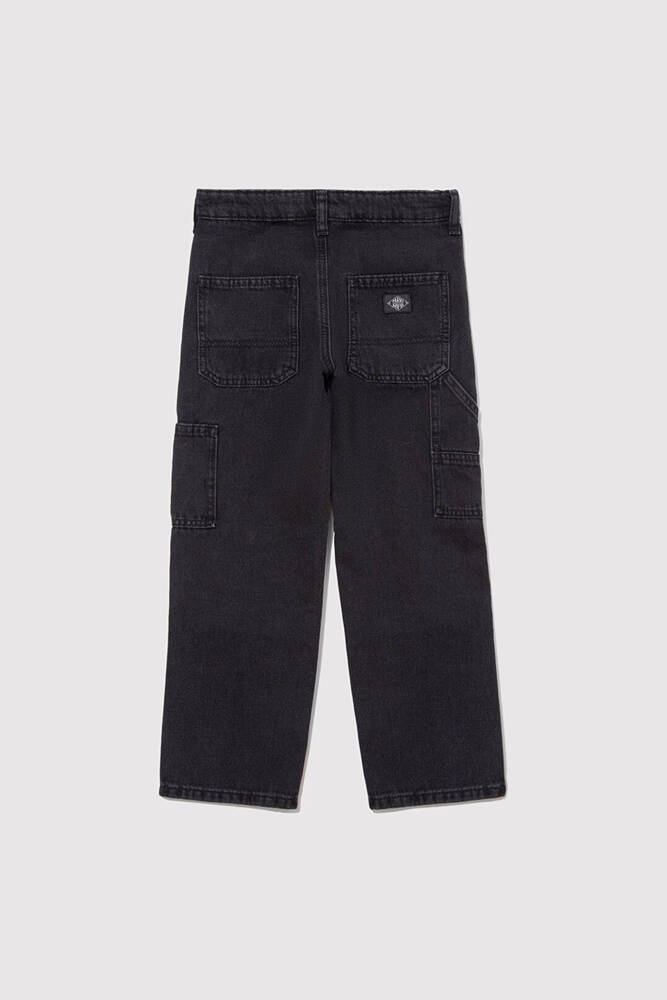 Erkek Çocuk Fox MV91 Street Jean Pantolon 6011191-89067 Gri 