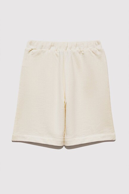 Erkek Çocuk Future Baskılı Şort 6410011-70055 Ekru (3)