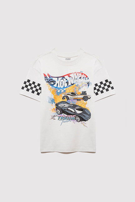 Erkek Çocuk Hot Wheels Baskılı Tişört 6610303-80618 Gri (2)