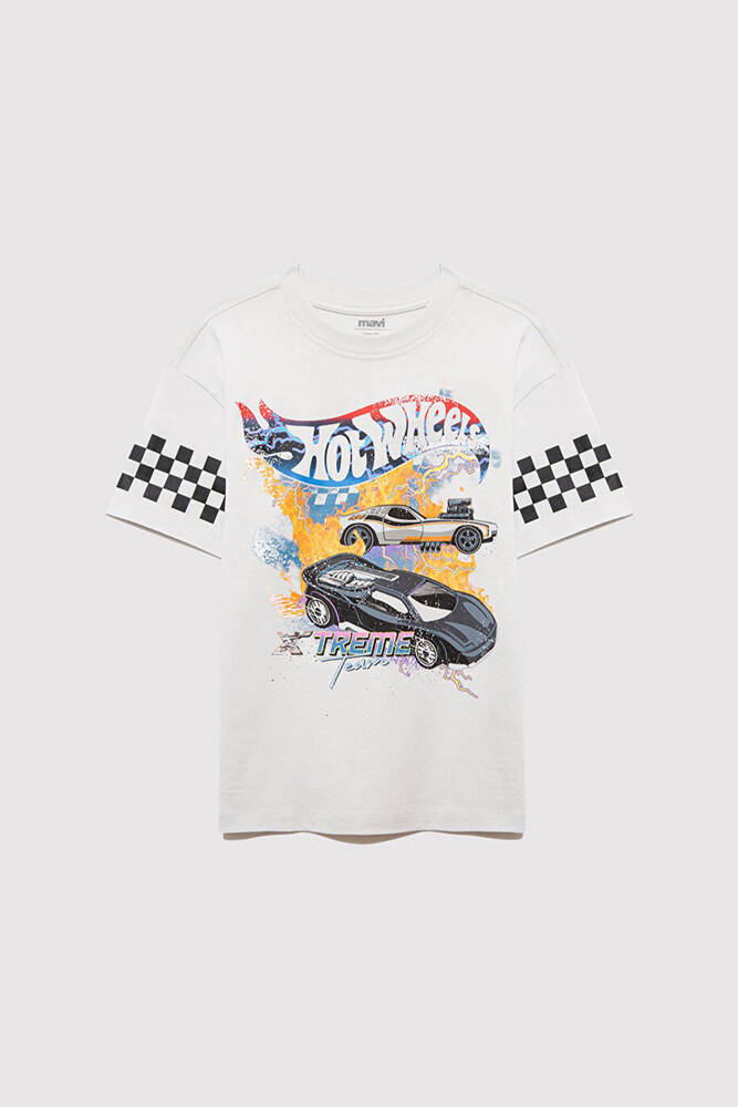 Erkek Çocuk Hot Wheels Baskılı Tişört 6610303-80618 Gri 