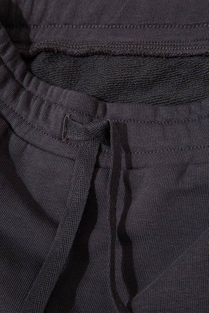 Erkek Çocuk Kargo Cepli Örme Şort 6410013-70087 Gri 