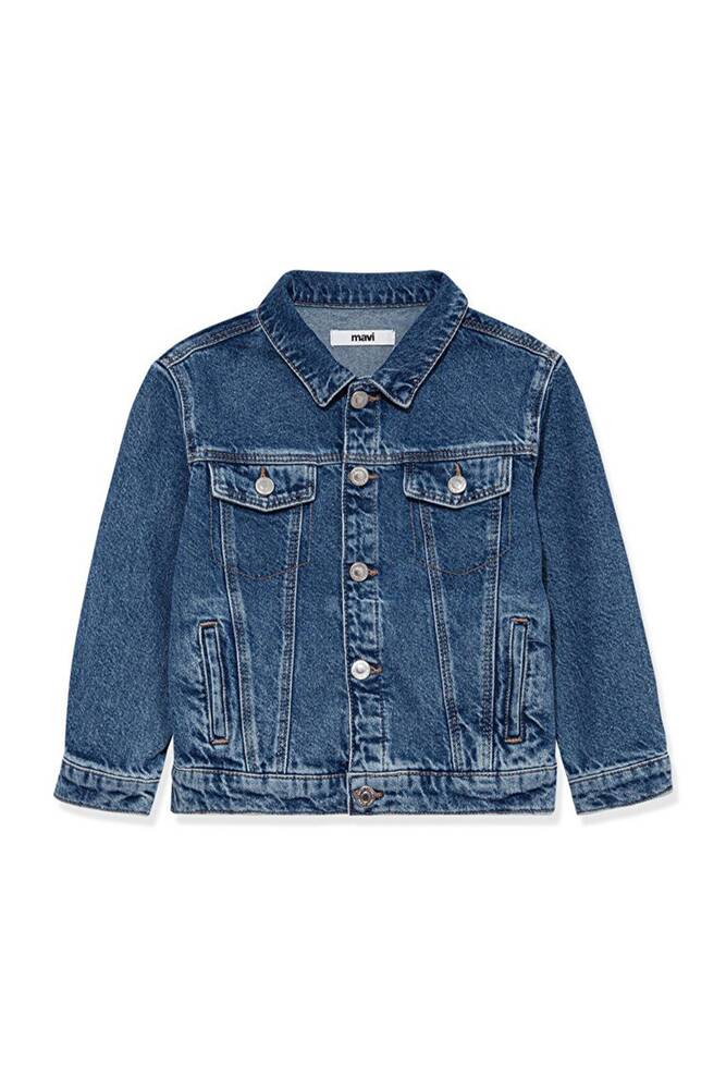 Erkek Çocuk Ken 90lar Jean Ceket 6110001-86708 Mavi 