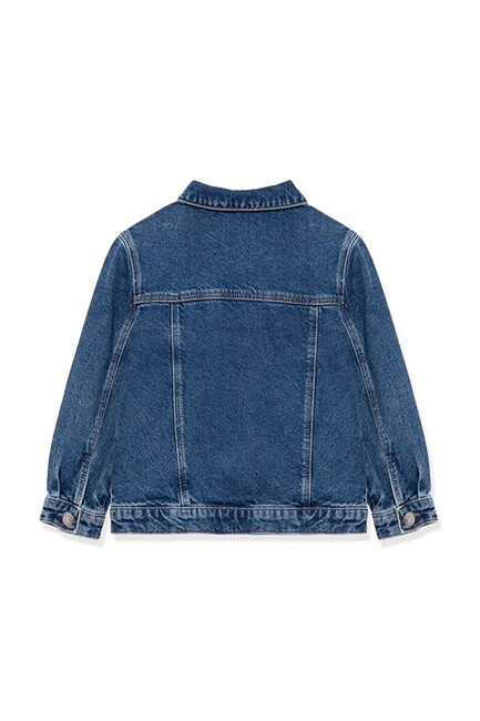 Erkek Çocuk Ken 90lar Jean Ceket 6110001-86708 Mavi - Thumbnail