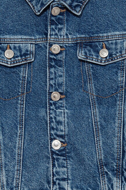 Erkek Çocuk Ken 90lar Jean Ceket 6110001-86708 Mavi - Thumbnail