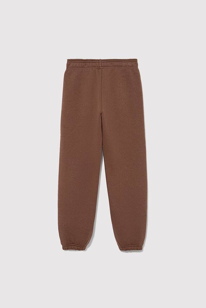 Erkek Çocuk Logo Baskılı Eşofman Altı 6010009-70243 Kahve 