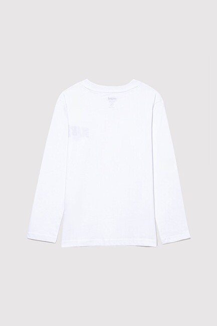 Erkek Çocuk Logo Baskılı Tişört 6610212-620 Beyaz (2)