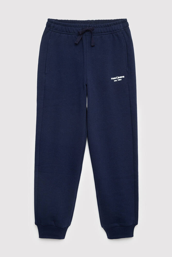 Erkek Çocuk Logo Örme Pantolon 6010042-84371 Lacivert 