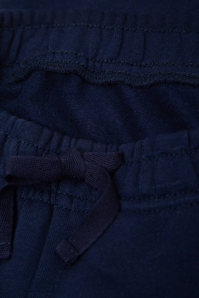 Erkek Çocuk Logo Örme Pantolon 6010042-84371 Lacivert 