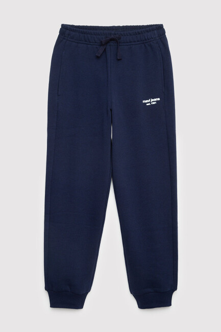 Erkek Çocuk Logo Örme Pantolon 6010042-84371 Lacivert  (1)