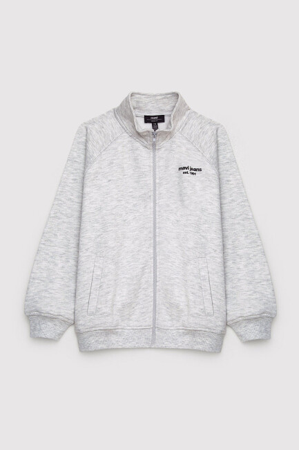 Erkek Çocuk Logo Sweat 6S10226-88467 Gri  (1)