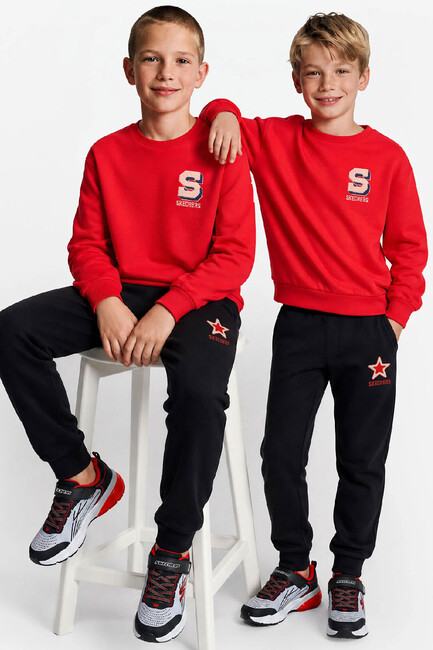 Erkek Çocuk Lw Collage Sweat SK2620110-0120 Kırmızı (1)