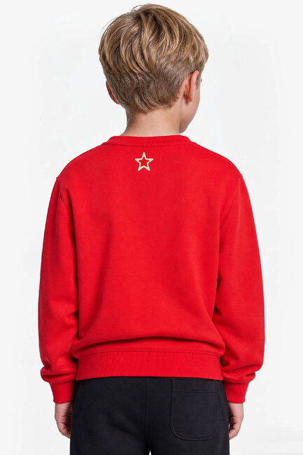 Erkek Çocuk Lw Collage Sweat SK2620110-0120 Kırmızı (3)