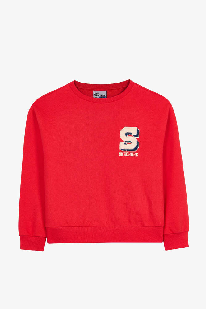 Erkek Çocuk Lw Collage Sweat SK2620110-0120 Kırmızı 
