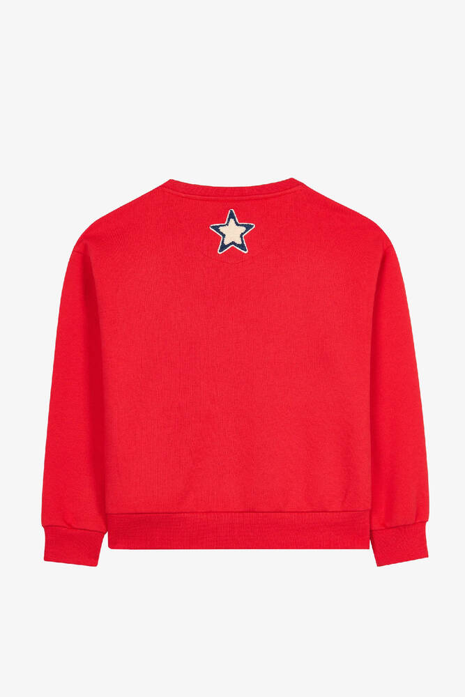 Erkek Çocuk Lw Collage Sweat SK2620110-0120 Kırmızı 