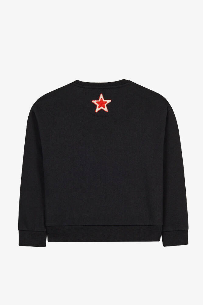 Erkek Çocuk Lw Collage Sweat SK2620110-3817 Siyah 