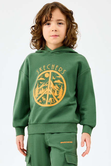 Erkek Çocuk LW Fleece Sweat SK2520089-1629 Haki (1)