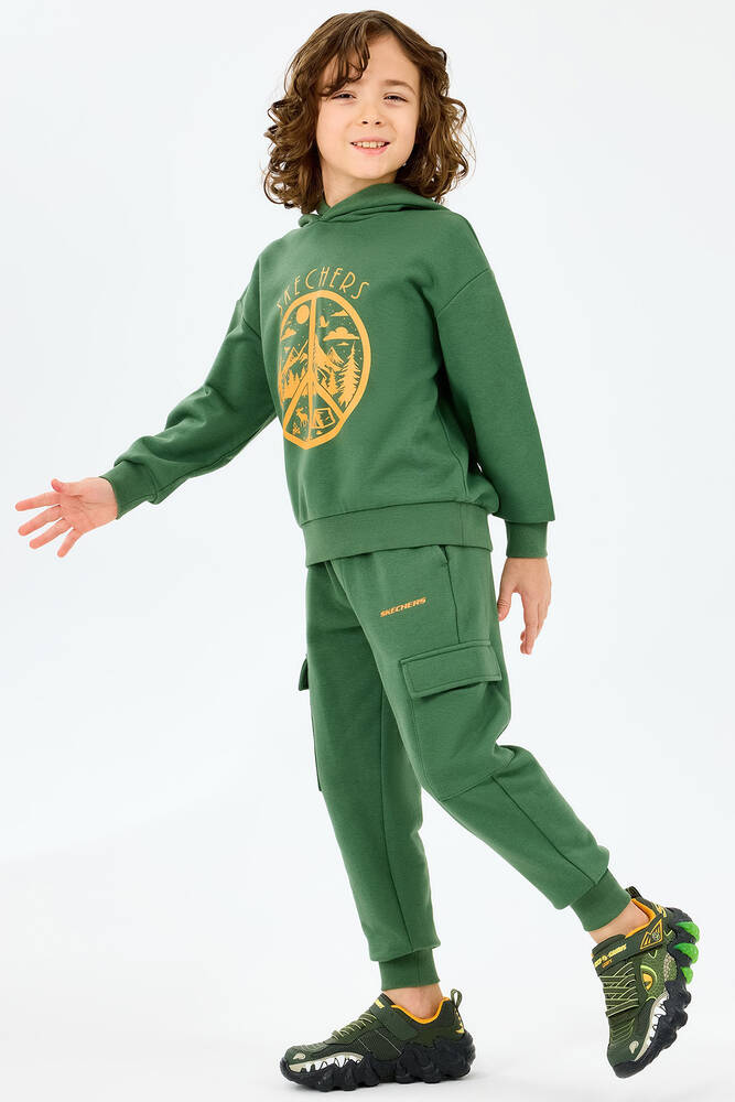 Erkek Çocuk LW Fleece Sweat SK2520089-1629 Haki 