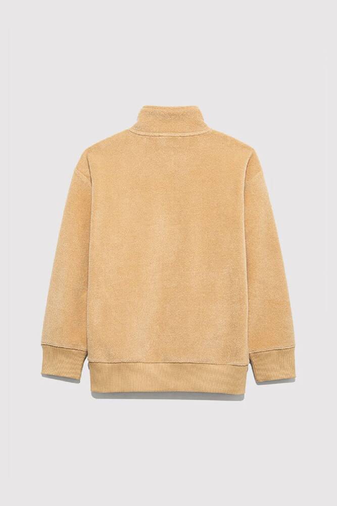 Erkek Çocuk M Armalı Sweat 6S10153-83859 Bej 